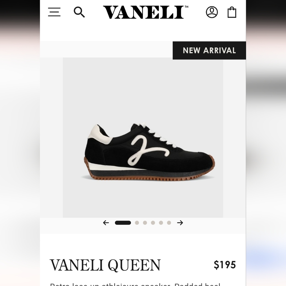 Vaneli Queen Black and Sneakers
